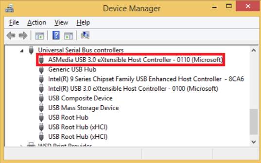 asmedia usb 3.1 extensible host controller driver